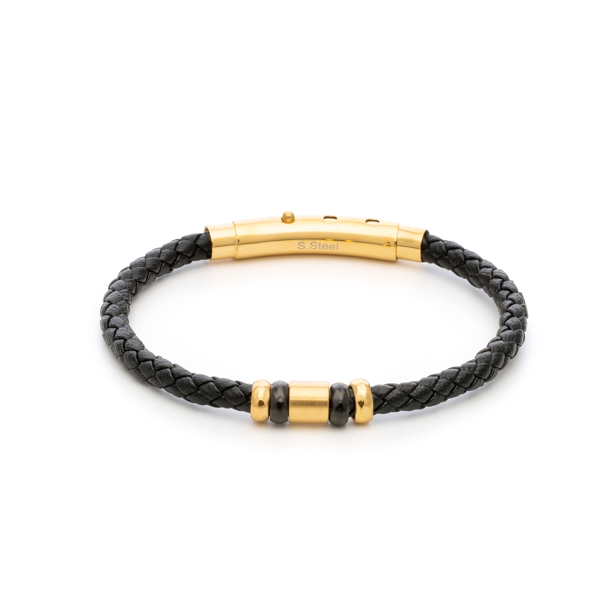 Εικόνα της BLACK LEATHER GOLD